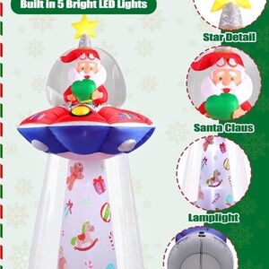 Colorful UFO Inflatable Toy for Kids